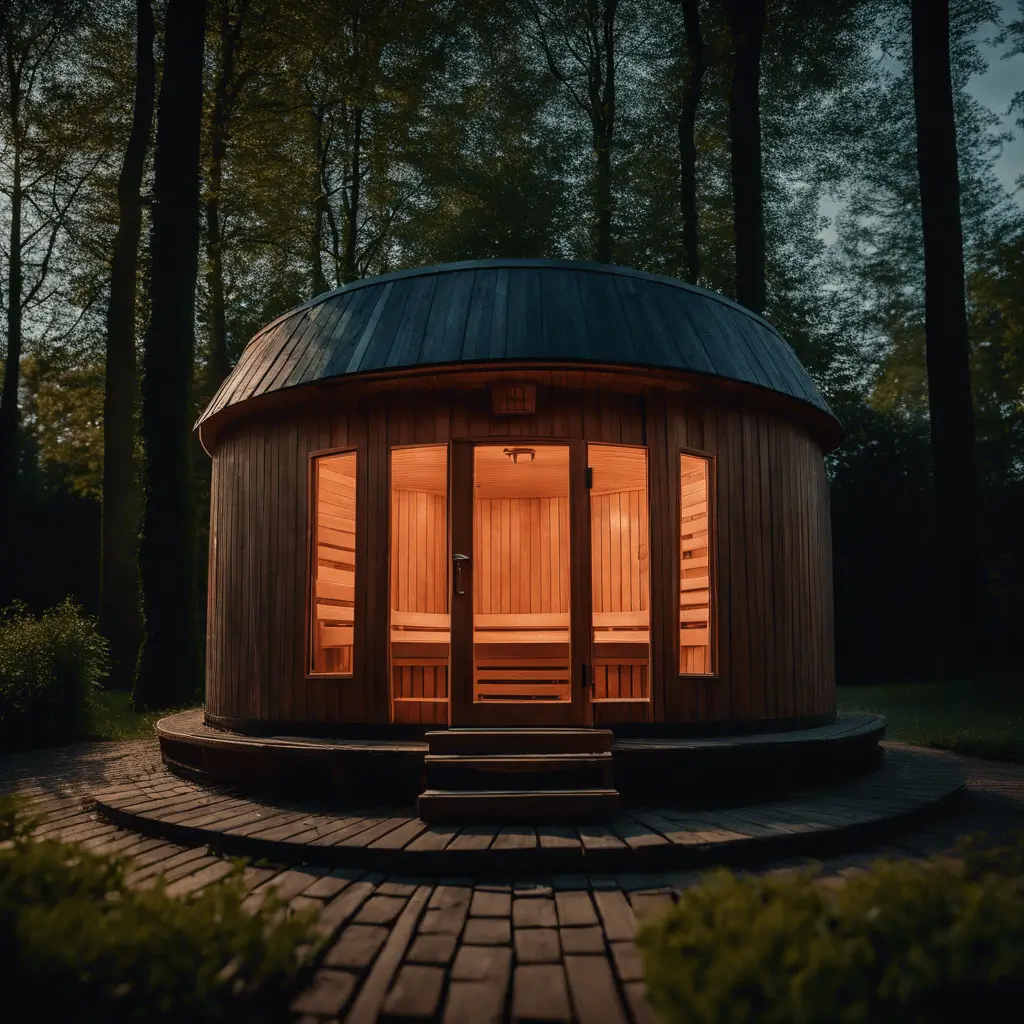 Sauna Funderen op schroefpalen