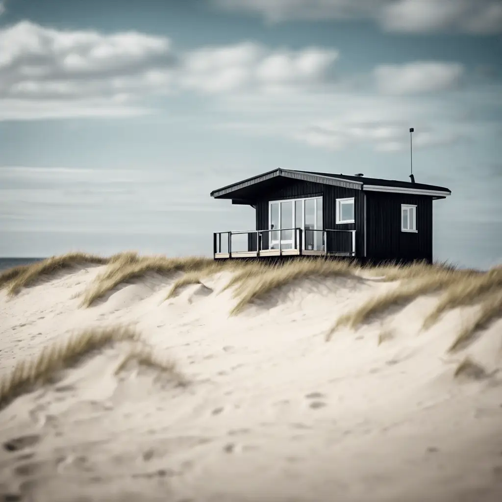 Een schroeffundering onder een strandhuisje