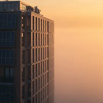 Gevelmontage van Zonnepanelen